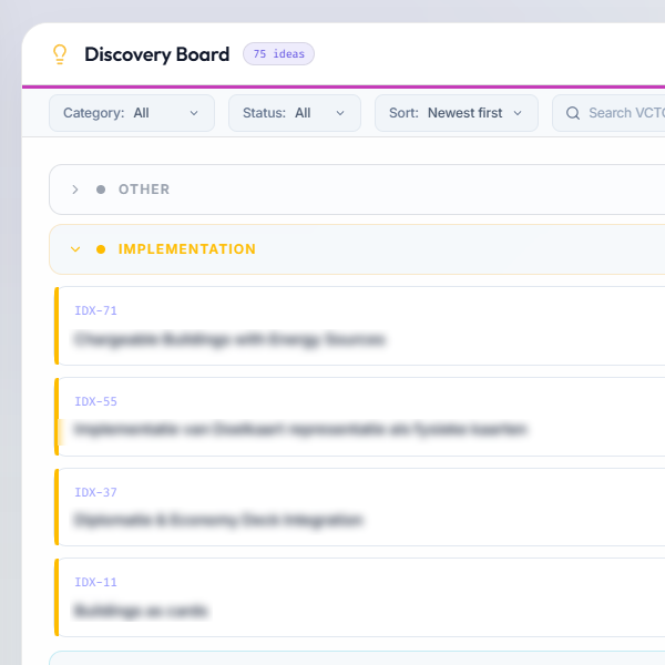 Vecto — Discovery Board